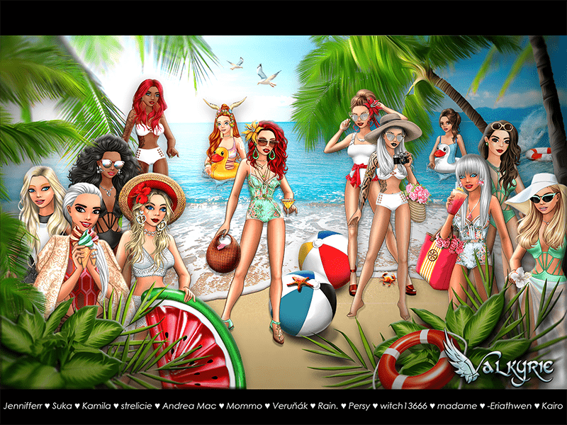 Valkýry jdou k vodě :)